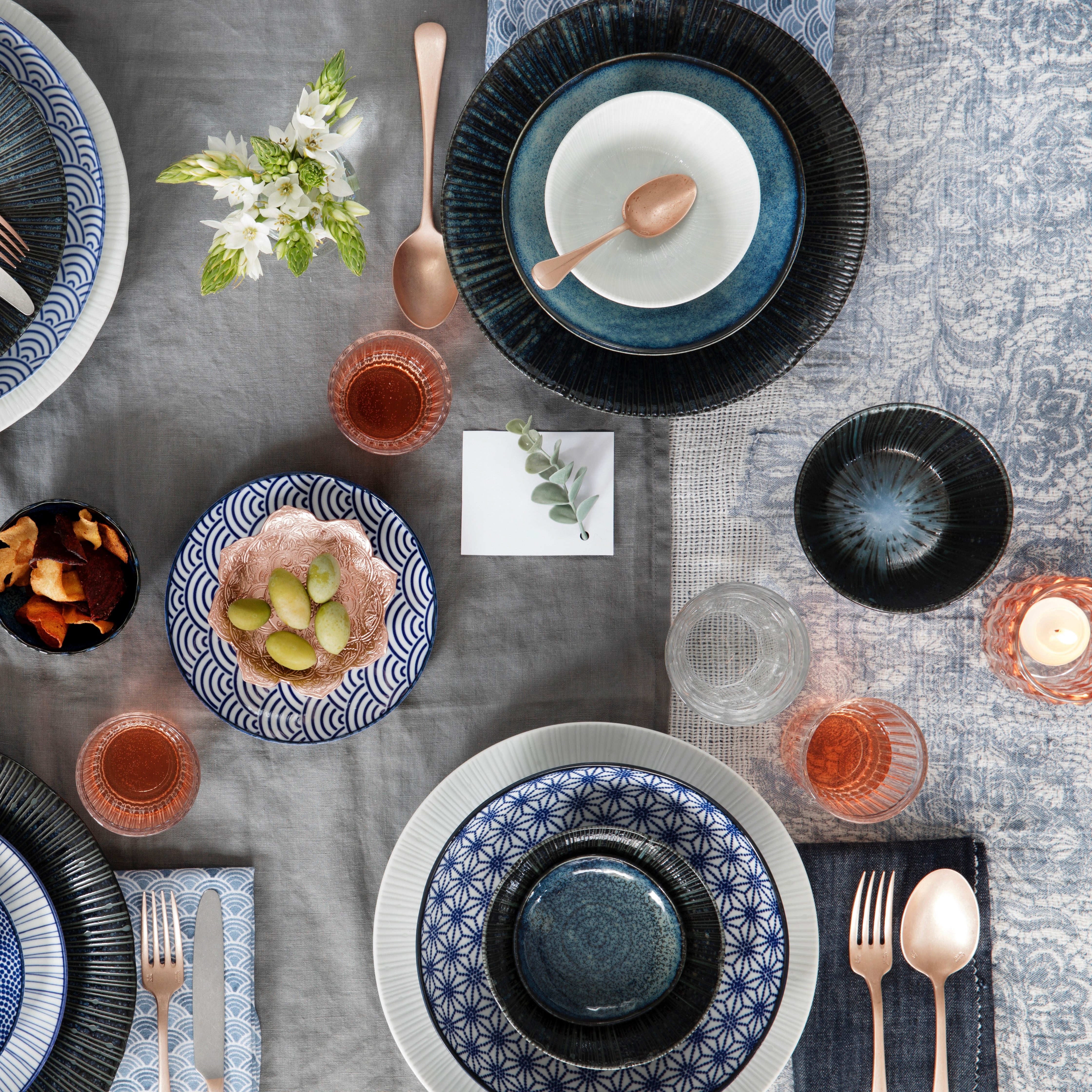 Sky Blue &amp; White